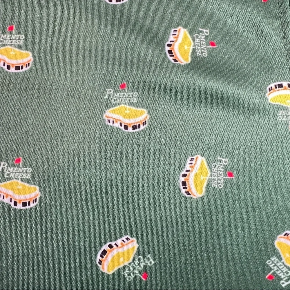 Backspin Cheese Please Polo (hunter green) size Large - Picture 4 of 11